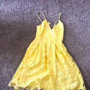 Nordstrom yellow summer dress